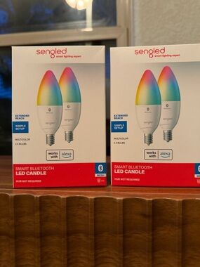 Sengled Smart Bluetooth Multicolor LED Candle Bulbs (2-Pack)